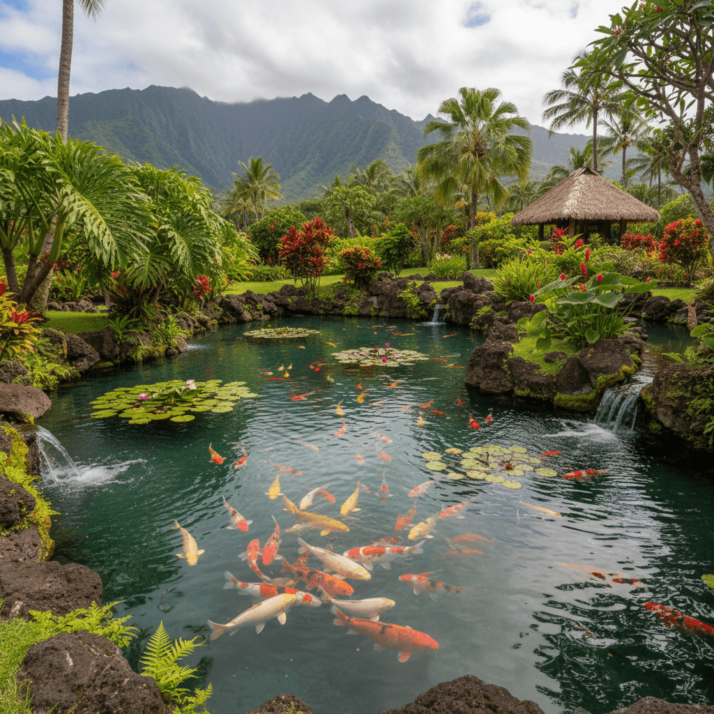 Koi pond